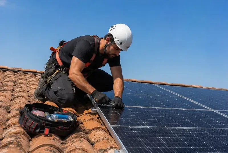 Maintenance et monitoring de panneaux solaires à Excideuil